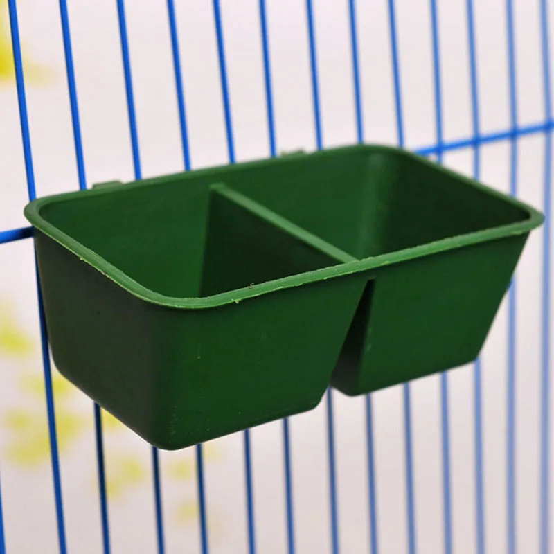 

Bird Cage Hamper Water Box Accessories Double Lattice Box Birds Bird Food Bowl Feeder Supplies Cylinder Tank Water Tank P0.2