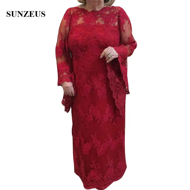 Lange Mouwen Moeder Van De Bruidegom Jurken Met Appliques Straight Applicaties Lace Lange Bruid Moeder Jurk Voor Bruiloft Party CM213 Lange Mouwen Moeder Van De Bruidegom Jurken Met Appliques Straight Applicaties Lace Lange Bruid Moeder Jurk Voor Bruiloft Party CM213