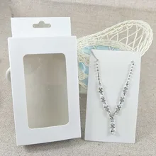 Feiluan заказной 200 шт кронштейн на окно коробка с 200 шт серьги/ожерелье бирка карты, винтажная подарочная упаковочная коробка с картой внутри