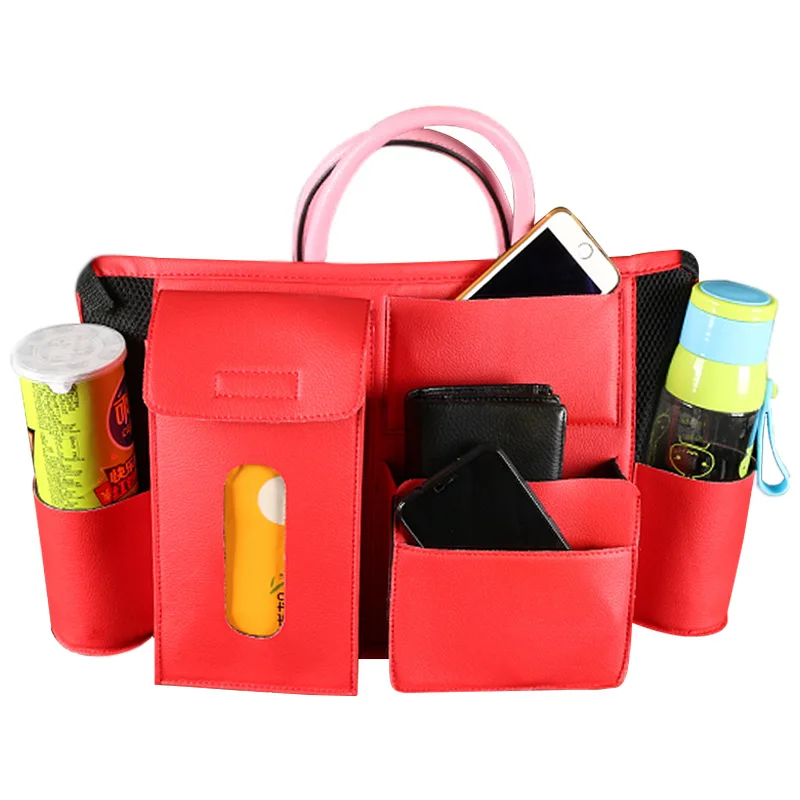 

New type Car Seat Back Bag Organizer Pad Drink Chair Storage Pocket Box Travel Stowing Tidying Automobile Accessories