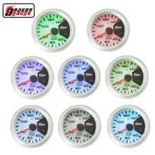 Дракон Калибр 52 мм шаговый двигатель авто датчик температуры масла автомобиля 7 цветов подсветка 40-140 Цельсия