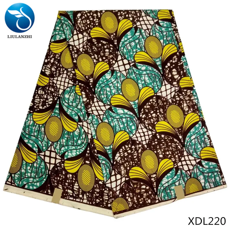 

LIULANZHI Ankara Polyester Wax Prints Fabric fabric 2019 High quality Dutch design wax 6yards/piece XDL220-233