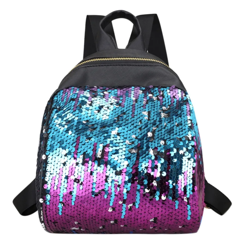 

Women Sequins Backpack BlingBling School Bags for Teenage Girls Student Small Travel Bags Ruckack Mochila Mini Backpacks Women