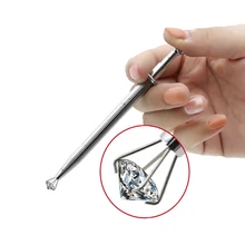 Ювелирные изделия из бисера держатель для драгоценных камней инструмент для подхвата алмазных камней зубец Пинцет Ловца захвата DIY ювелирное Кольцо Серьги инструмент для изготовления ювелирных изделий