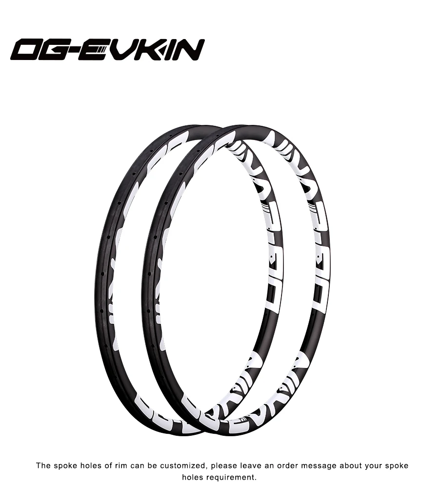 Perfect OG-EVKIN 29er Clincher Carbon Mtb Rims 29 Mountain Bike Rim UD Full Carbon Bicycle Wheels 27.5er MTB Rim Width 30mm 6