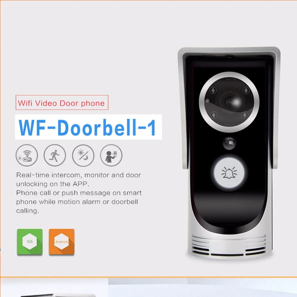 

Video Doorbell Door Intercom Waterproof Wifi Video Door Phone Wireless Doorphone For Home Security Apartment Outdoor Doorbell