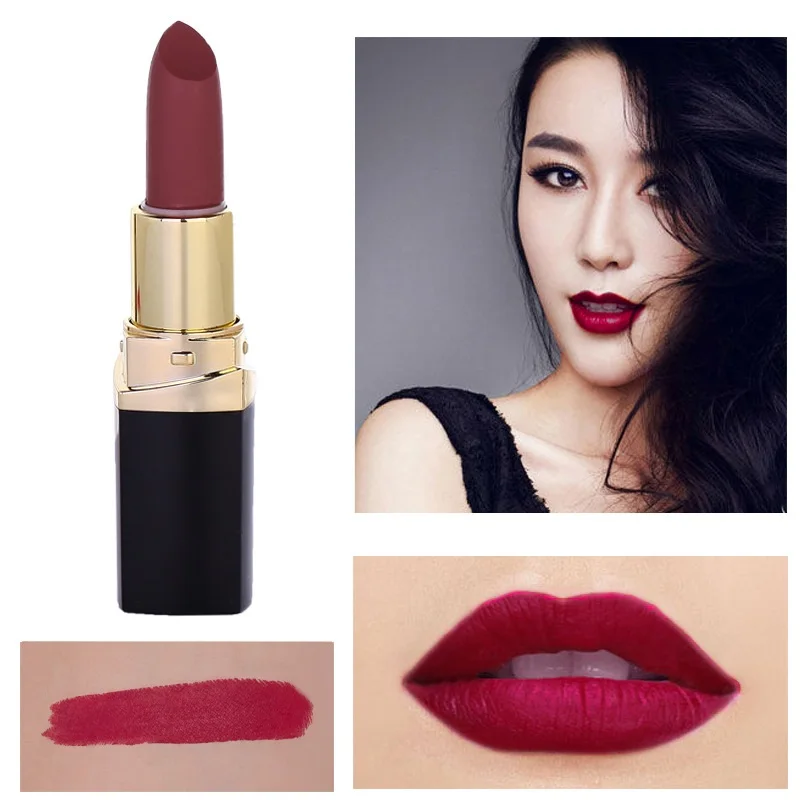 

Velvet waterproof Matte liquid Lipstick cosmetic lipgloss Velvet long lasting Lip gloss sexy lip Makeup Tint Foonbe