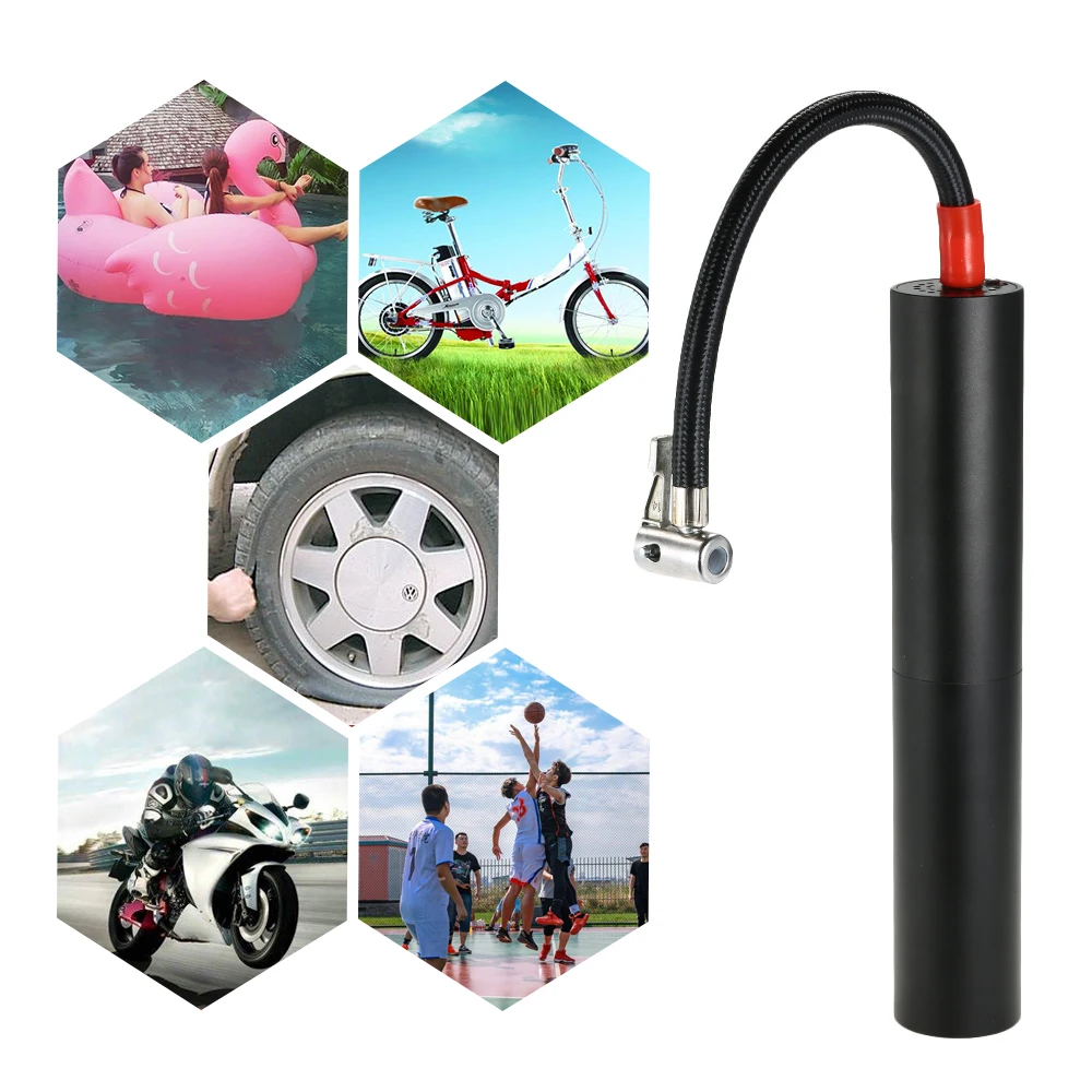 Portable Air Compressor Mini Inflator Handheld Air Pump Electric Ball Pump LCD Display with LED lighting for Ball Bicycle Car Tire Portable Air Compressor Mini Inflator Handheld Air Pump Electric Ball Pump LCD Display with LED lighting for Ball Bicycle Car Tire