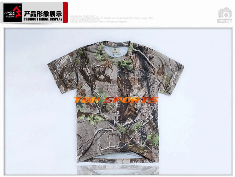 Realtree APG шаблон ткани Охота Рубашка идеальная Турция Охота камуфляж футболка+(SKU12050236