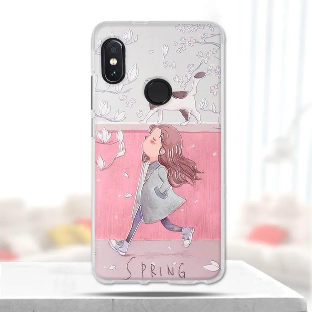 Силиконовый чехол для Xiaomi Redmi Note 5 мягкий ТПУ 99 дюйма с милым 3d котом note pro чехлы