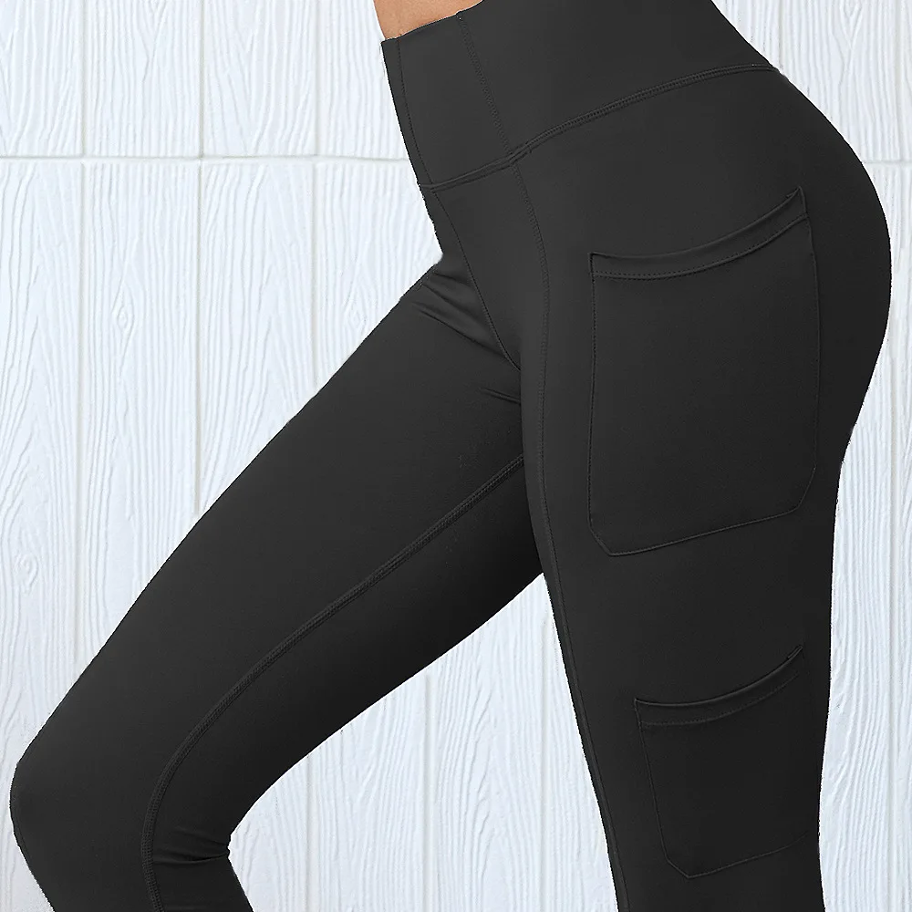 Спортивные брюки для фитнеса для йоги женские леггинсы с высокой талией бесшовные с карманами женские Леггинсы спортивные женские фитнес женские Леггинсы для йоги