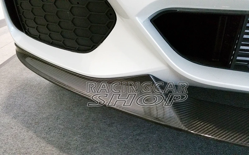 Real Carbon Fiber P Style Front Lip Spoiler For BMW F15 X5 M-Sport bumper 2014UP