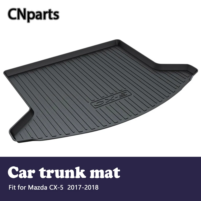 

CNparts Car Cargo Liner rear trunk mat For Mazda CX-5 KF 2017 2018 Styling Boot Tray Waterproof carpet Anti-slip mat Accessories