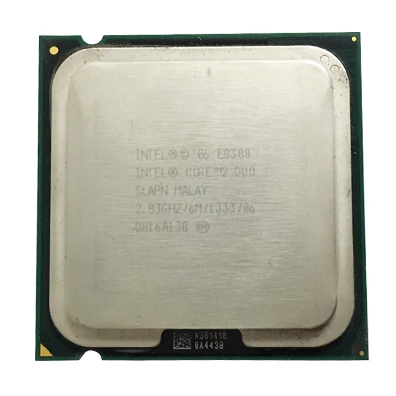 Двухъядерный процессор INTEL CORE 2 E8300 LAG 775 SOCKET 2,83 GHz/65 W/6 M/FSB 1333 для настольных ПК