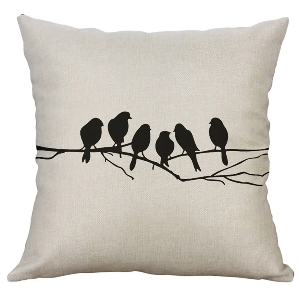 

Pillow Cover 45*45 Linen Pillow Cases For Wedding Simple Linen Creative Lovely Car Pillow Cover L528