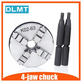 

4-jaw chuck k02-50 k02-63 linkage manual chuck threaded hole fou mini lathe woodworking machine tool accessories