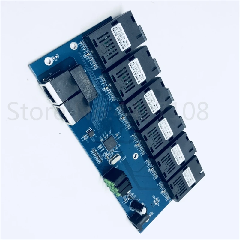Ethernet коммутатор 10/100 м 25 км волоконно оптический медиа конвертер один режим 2 * RJ45 и