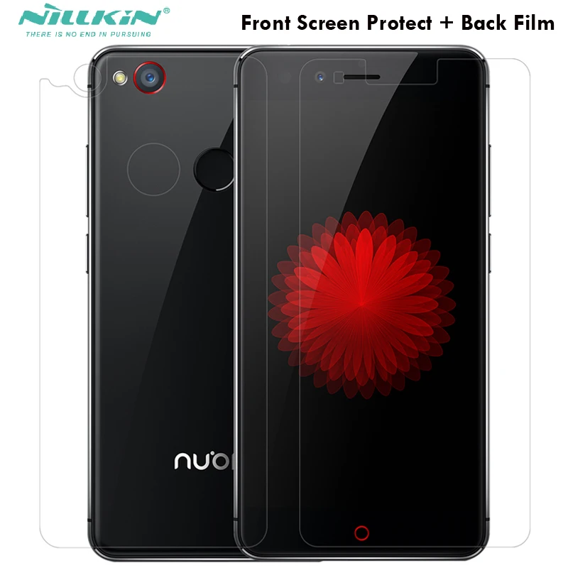 

Whole Unit Nillkin PET Matte Screen Protector + High Clear Back Protective Film For Nubia Z11 Mini 5inch