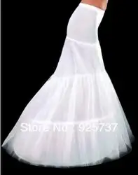 Хорошая цена и качество! Русалка юбке 2 обручи белое платье на свадьбу кринолин