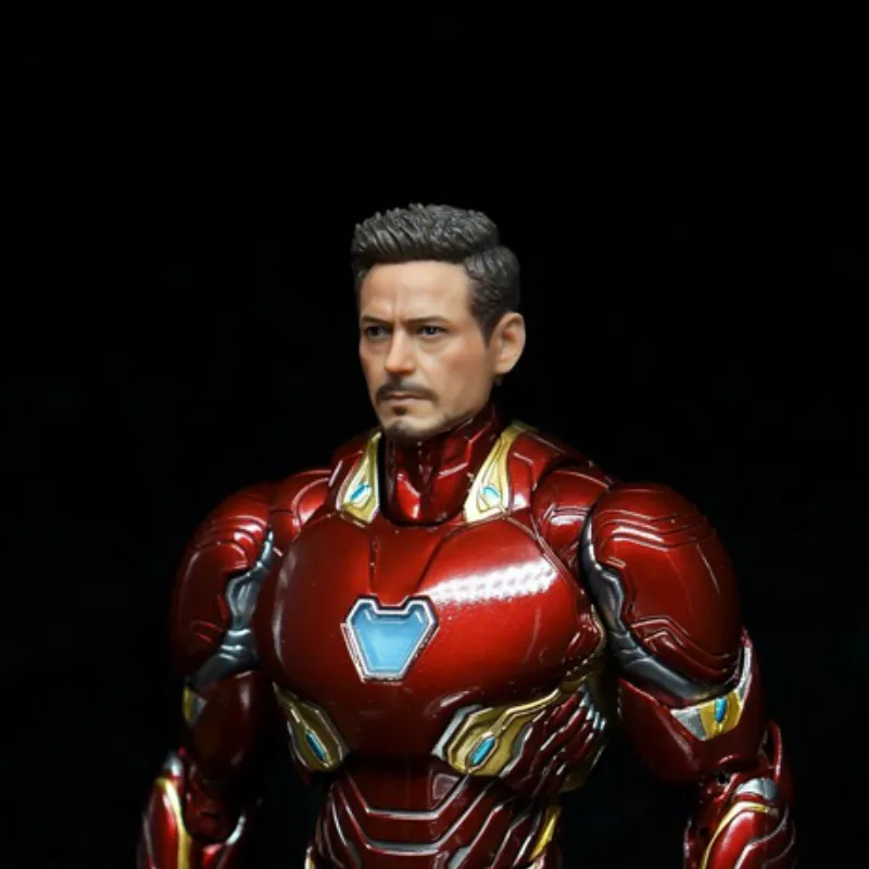 Details about   1/12 Scale Iron Man Tony Stark Head Sculpt for 6" Action Figure 