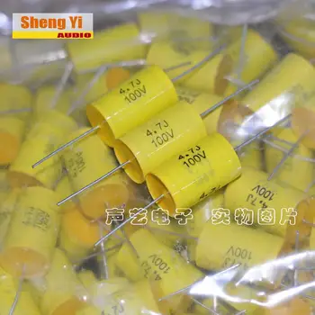 

10PCS Home furnishings 100V 4.7UF 475 5%Capacitance of poleless film divider