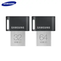 SAMSUNG FIT плюс Флешка USB Memory Stick 200 МБ/с. Micro USB Mini Ручка U диск 32 ГБ 64 ГБ 128 ГБ