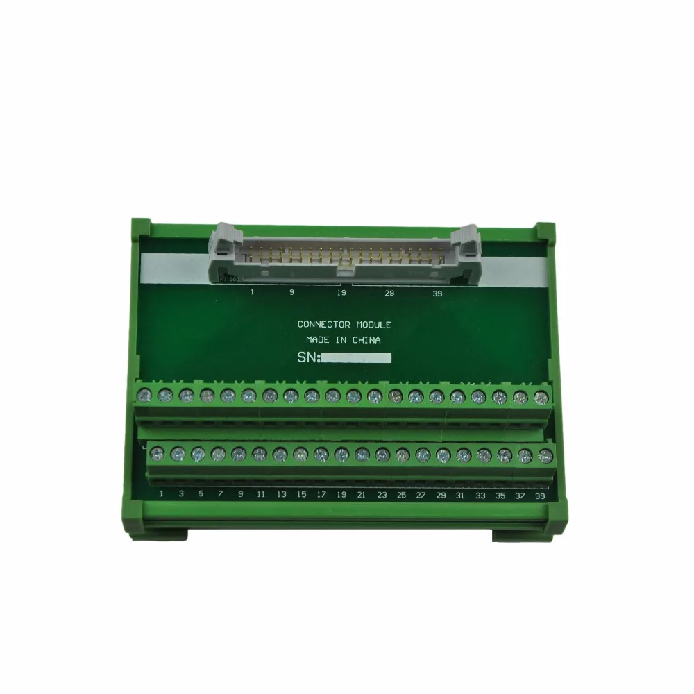 Модуль адаптера винтовой клеммы для монтажа на DIN рейку 40P|module|module adapter |