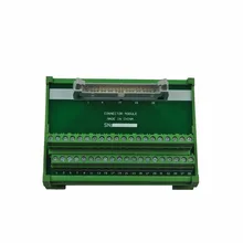 DIN Rail Mount 40P Screw Terminal Block Adapter Module
