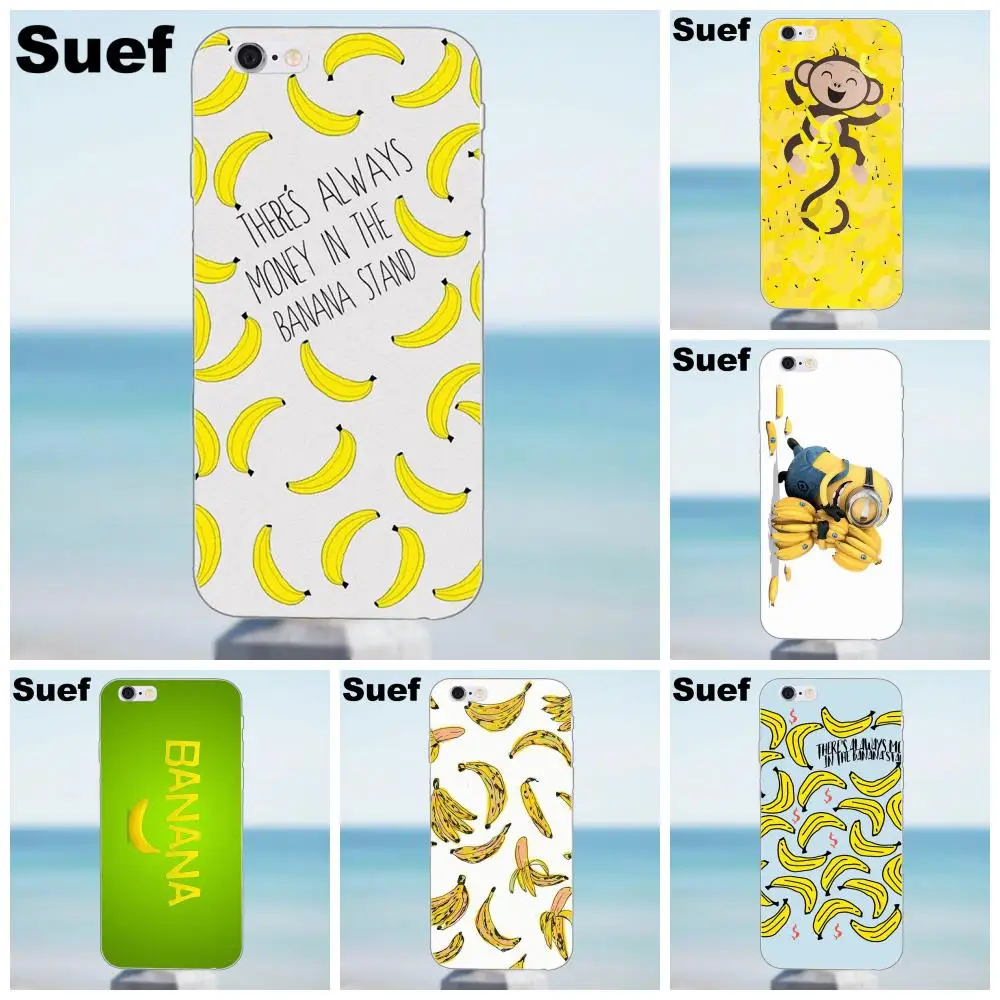 Suef для iPhone 4 4S 5 5S 5C SE 6 6S 7 8 Plus X Samsung Galaxy J1 J3 J5 J7 A3 A5 2016 2017 мягкий узор телефон Фрукты