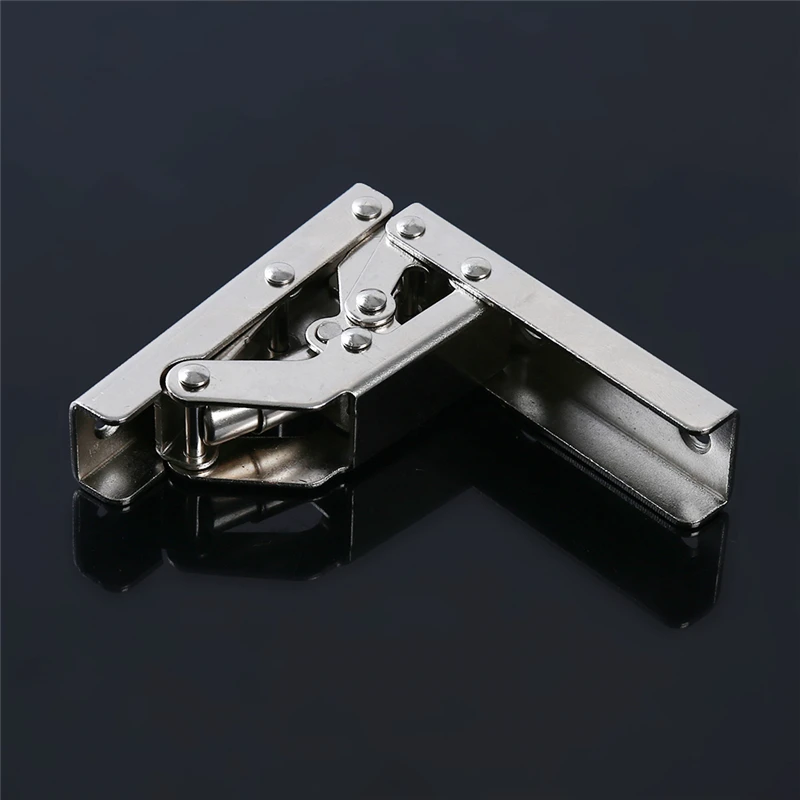90/180 Degree Folding Hinge Cold Rolled Steel Door Cabinet Closet Door Hinge Furniture Corner Connection Hardware Accessories