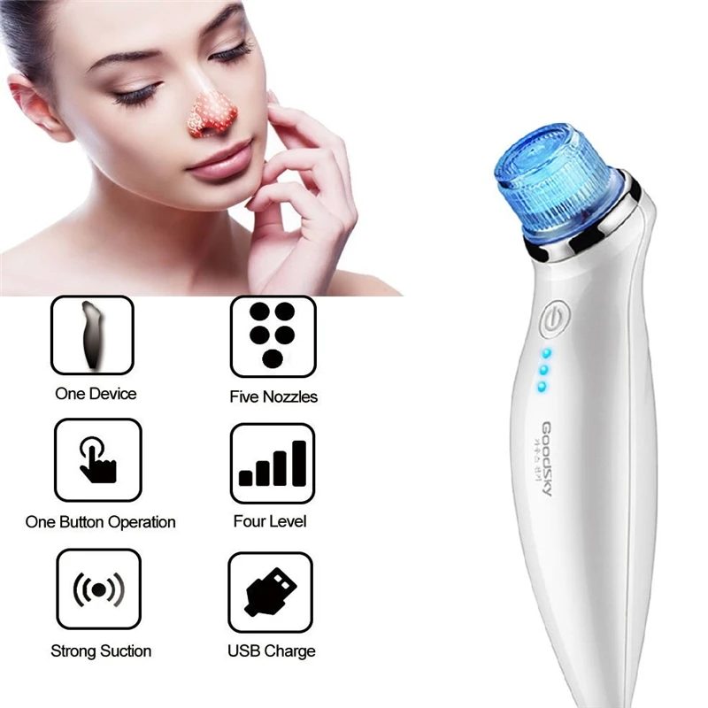 Peeling Suction Machine Pore cleaner A Facial Vacuum Pore Nail Facial