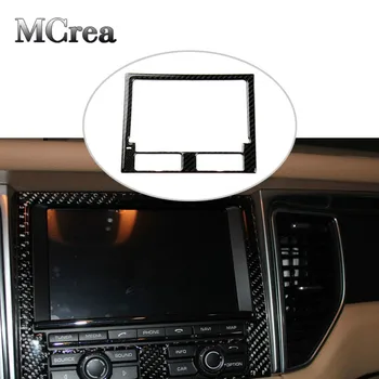 

MCrea 1x Car Stickers For Porsche Macan 2017 2018 2015 2016 Dashboard Navigation Control Panel Frame Accessories