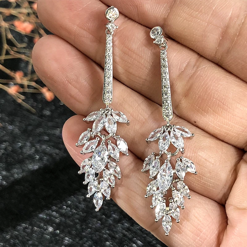 

Real picture on Hands No Ps Summer Sale 5A cz top quality Stud Earrings Cubic Zirconia Hot Ins Sterling Silver 925