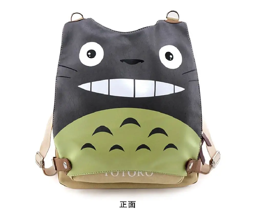 Japan Anime Backpack Totoro Canvas Leisure School Shoulder Bag Satchel