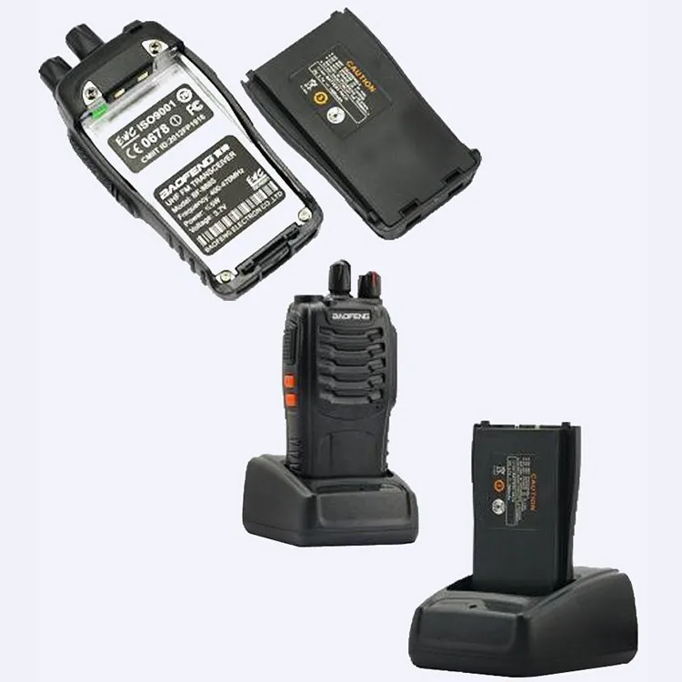 2pcs Walkie Talkie Radio BaoFengBF-888S 5W Portable Ham CB Radio Two Way Handheld HF Transceiver Interphone bf-888s (8)