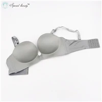 Special Beauty!Free shipping!Skin color Super low price Underwire Push Up top selling product in 2018Glossy face Sexy 1/2cup bra