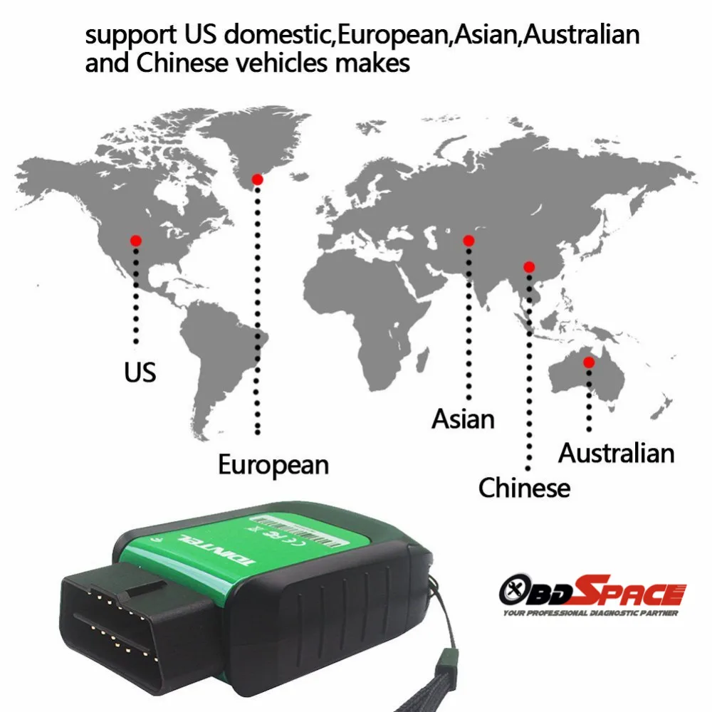 Лучший Vpecker Easydiag V10.6 автоматический диагностический сканер OBD2 Wifi OBD 2