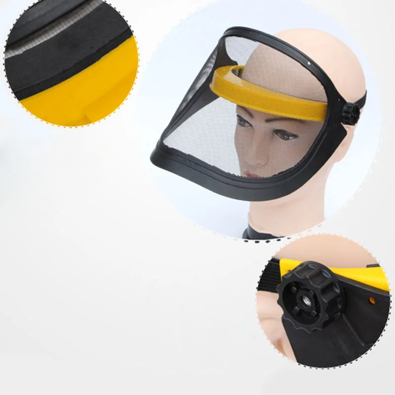 Visor Brushcutter Strimmer Protection Eye Face Adjustable Garden Trim Safety Mesh Chainsaw Forestry Lawn Mower Visor Brushcutter Strimmer Protection Eye Face Adjustable Garden Trim Safety Mesh Chainsaw Forestry Lawn Mower