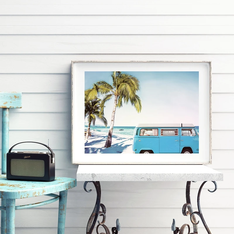 Retro Van Wall Art Print Home Decor