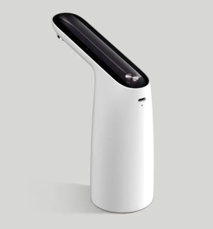 xiaomi mijia умный бутилированный водяной насос автоматический USB сенсорный выключатель водяной насос беспроводной Перезаряжаемый Электрический диспенсер для воды - Цвет: Белый