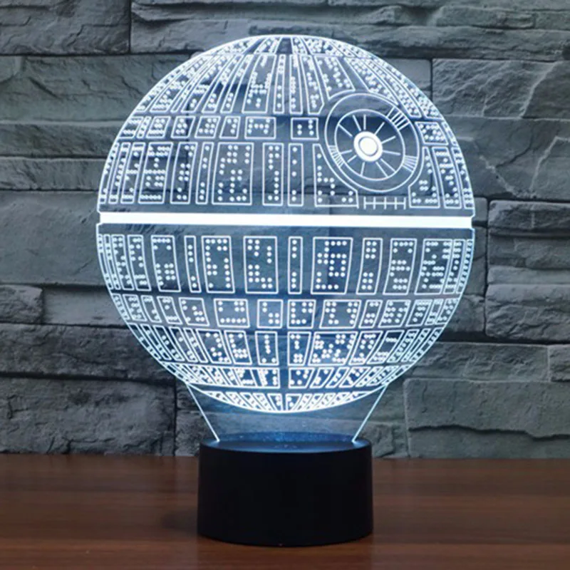 Millennium Falcon Star Wars 3D LED Table Lamp 