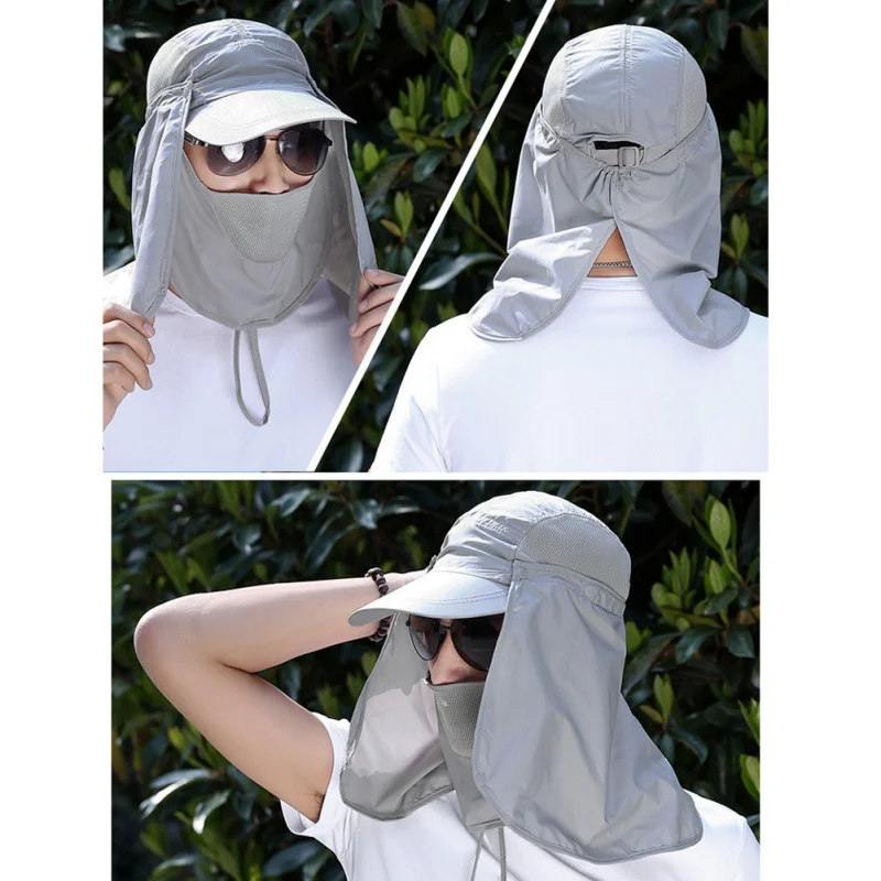 Capa de Pesca Sol Proteger Cap