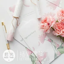 9 шт./компл. 3 конверты+ 6 пластинами и буквами Бумага Новинка Унесенные призраками серии конверт подарочные канцелярские товары