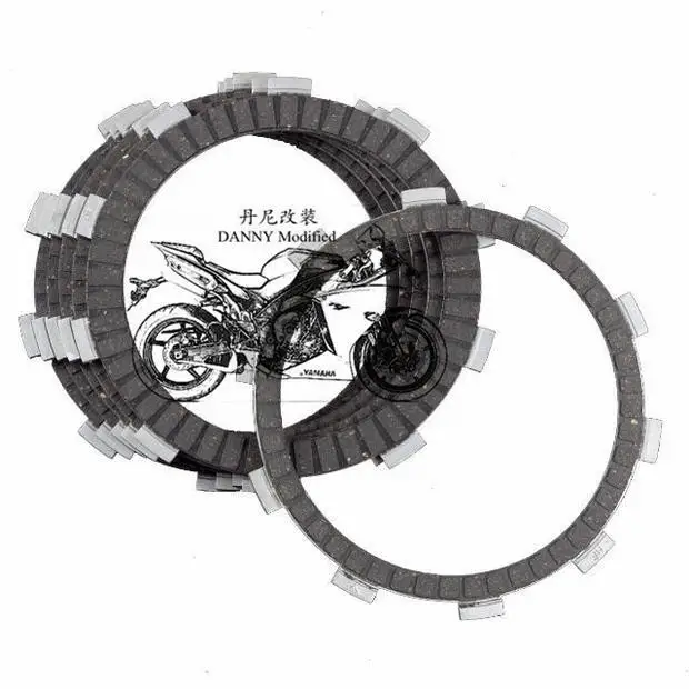 

Free Shipping For Honda Steed400 Steed 600 Motorcycle CLUTCH DISC PLATES 6Pcs Kit (5pcs Large, 1pc Small)
