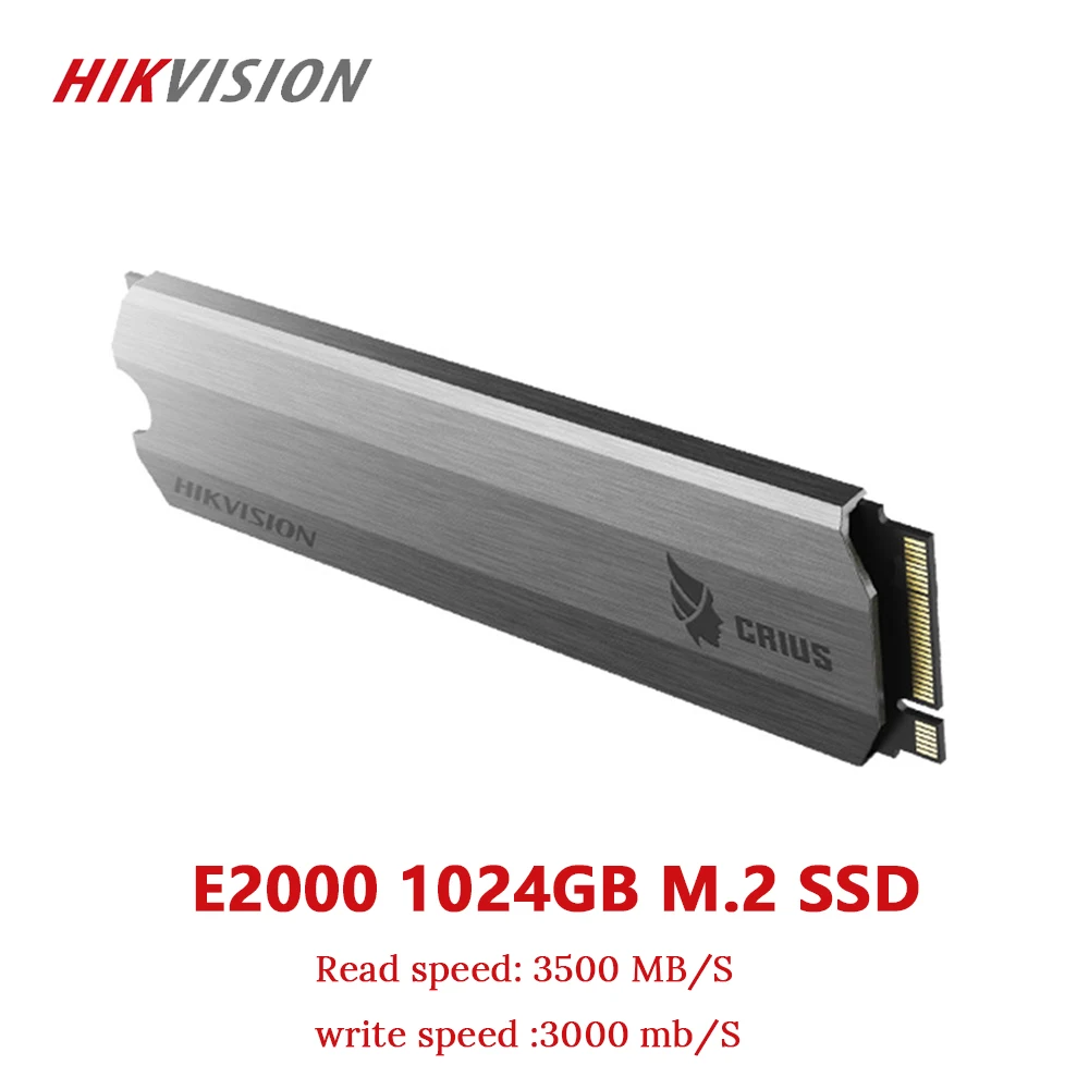 HIKVISION SSD M.2 1 ТБ 512gb PCIe NVME E2000 международная версия SSD для настольного ноутбука PCIe Gen 3x4 M.2 NGFF 2280