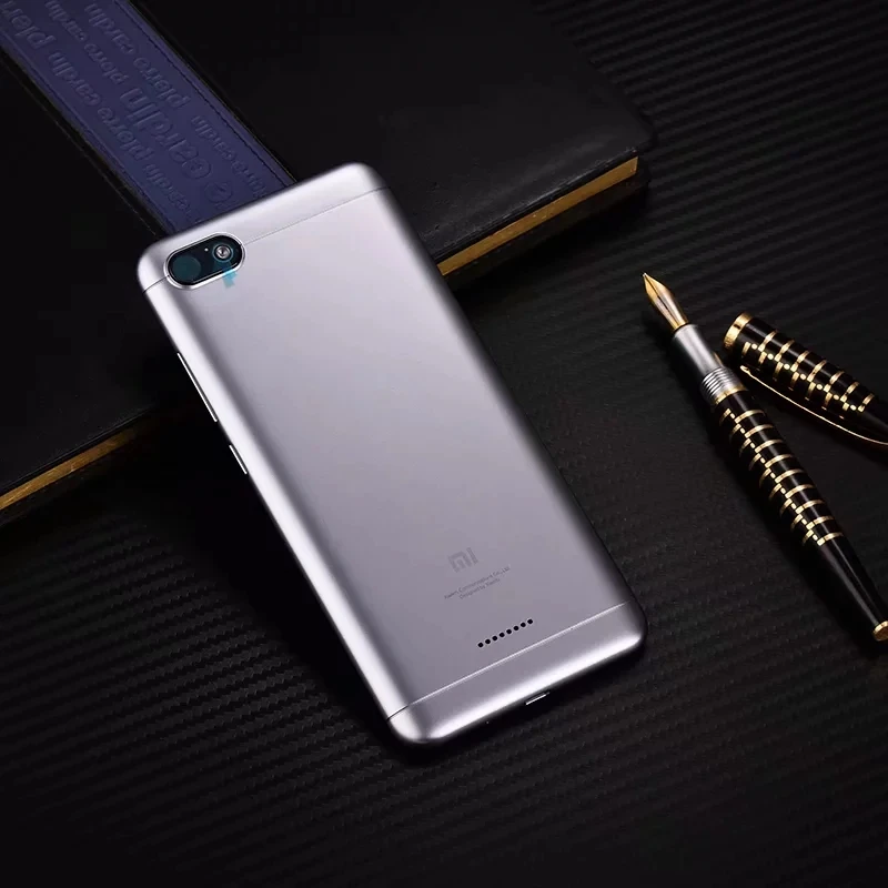 Оригинальный Корпус для Xiaomi Redmi 6A Redmi6A Пластиковая крышка задней крышки батареи