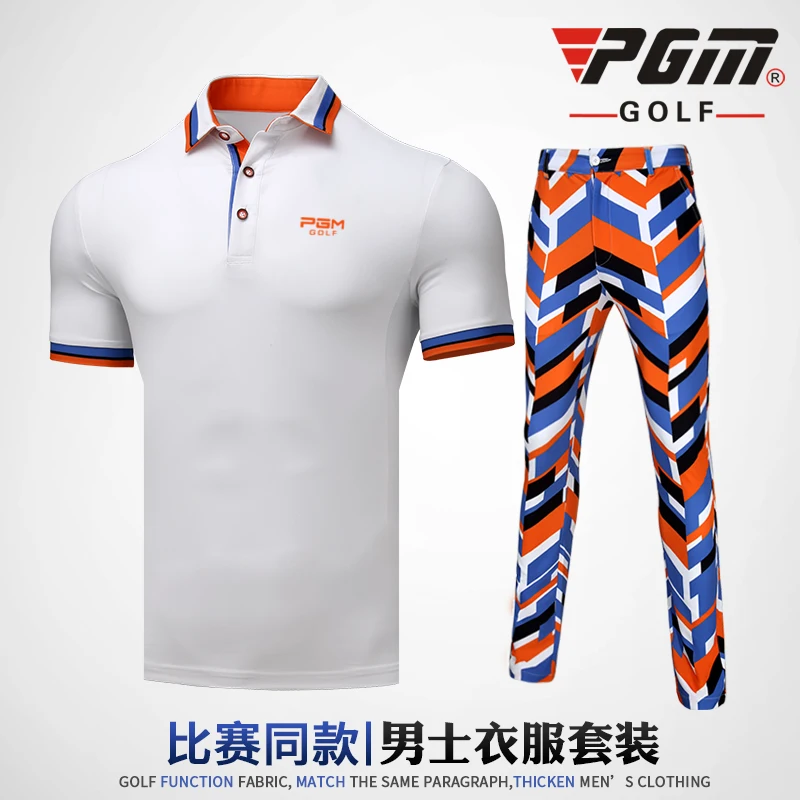 

New2019! PGM Golf Clothes Ultra-thin Men's Apparel Tennis T-shirt Short Sleeved Men Jacket Spring Summer Male Models pants Suits