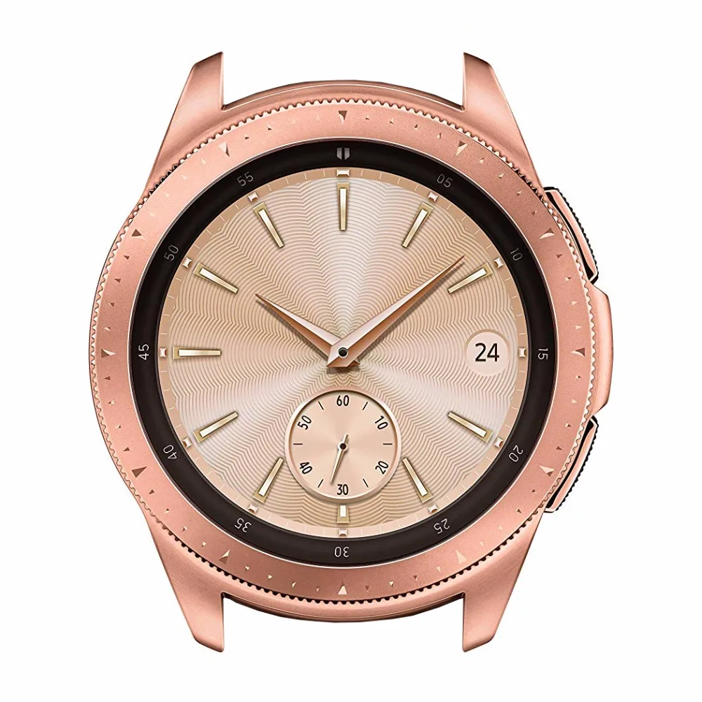 Ремешок для часов из натуральной кожи, 20 мм, для samsung Galaxy Watch, 42 мм, R810, быстросъемный ремешок, сменный ремешок, браслет на запястье, розовое золото
