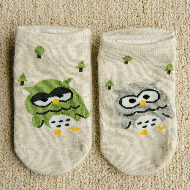 Summer Animal Baby Socks Owl Ankle Socks Cotton Kids Socks Cute