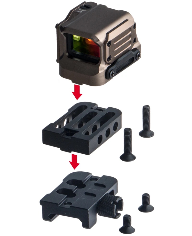 

Optical FC1 Red Dot Sight Reflex Sight Holographic Sight for 20mm Picatinny Rails Scope Mount Airsoft Hunting Accessories